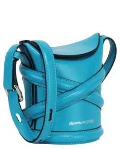 Alexander McQueen Mini Curve Leather Bucket Bag-PROOZY Sale