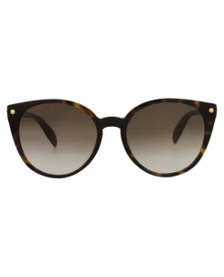 Round-Frame Acetate Sunglasses-Alexander McQueen New