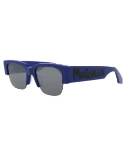 Square-Frame Recycled Acetate Sunglasses-Alexander McQueen New
