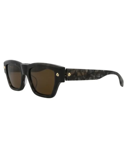 Square-Frame Recycled Acetate Sunglasses-Alexander McQueen Hot