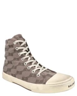 Paris Monogram High Top Sneakers-Balenciaga Online