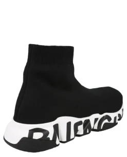 Speed Graffiti Knit High Top Sock Sneakers-Balenciaga Hot