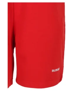 Terry Vintage Logo Sweat Shorts-Balenciaga Online
