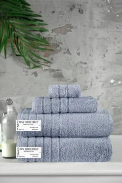 Barnum Turkish Cotton Thick and Plush Towel Set of 4 - 2 Large Bath Towels-Classic Turkish Towels New