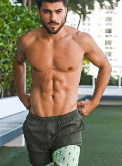 Pineapples Swim Trunks-Bermies Discount