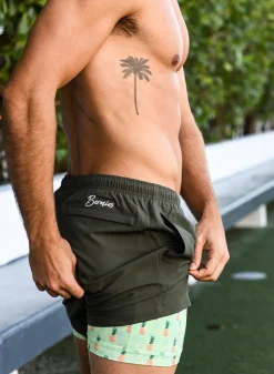 Pineapples Swim Trunks-Bermies Discount