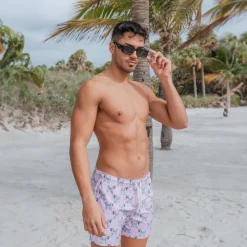 Cheetah Swim Trunks-Bermies Discount