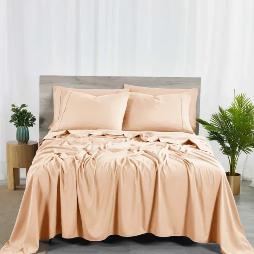 Bamboo 2000 Count 6 Piece Sheet Set with Sure Grip-Bibb Home Online