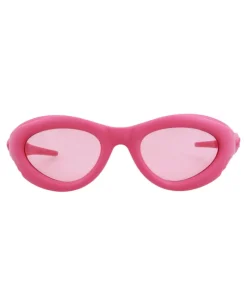 Oval-Frame Injection Sunglasses-Bottega Veneta Sale