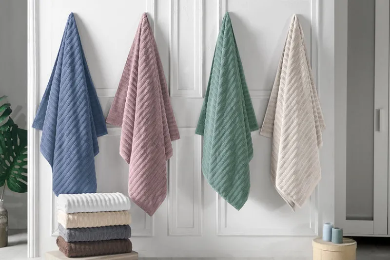 Brampton Turkish Cotton Ultimate Luxury SPA Bath Sheet Towels - 3 Pieces - 40x65"-Classic Turkish Towels Fashion