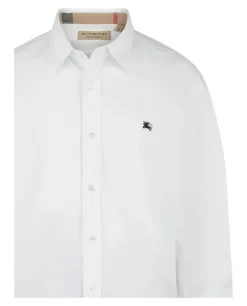 Stretch Cotton Poplin Shirt-Burberry Clearance