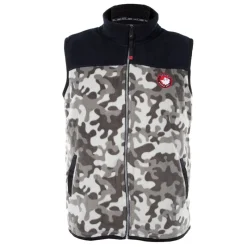 Men's Colorblock Vest With Sherpa Lining-Canada Weather Gear Online