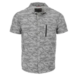Men's Non Perforated Button up Short Sleeve Shirt-Canada Weather Gear Best