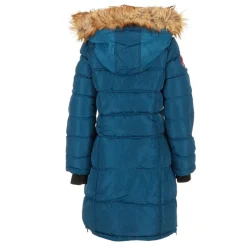 Women's Long Puffer with Faux Fur and Sherpa Lined Hood-Canada Weather Gear Outlet