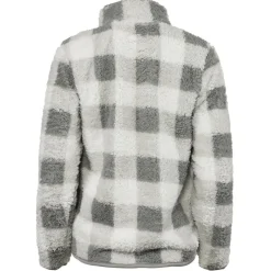 Women's Full Zip Printed Sherpa Jacket-Canada Weather Gear Hot