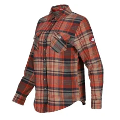 Women's Vintage Plaid Double Pocket Shirt-Canada Weather Gear Discount