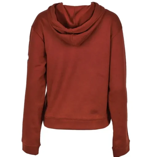 Women's Logo Printed Fleece Hoodie-Canada Weather Gear Fashion