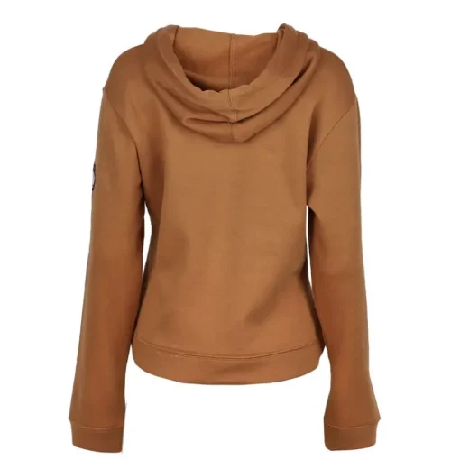Women's Logo Printed Fleece Hoodie-Canada Weather Gear Fashion