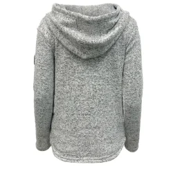Women's Hooded Sweater Fleece with Logo Print-Canada Weather Gear Outlet