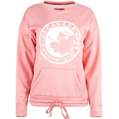 Women's Logo Drawstring Sweater-Canada Weather Gear Outlet