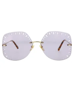 Chloé YSE Square-Frame Metal Sunglasses-Chloe Best