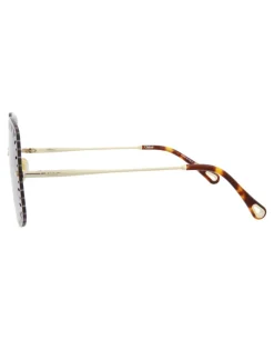Chloé YSE Square-Frame Metal Sunglasses-Chloe Best