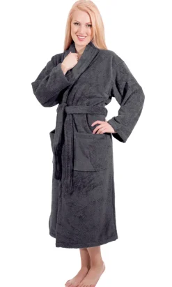 Classic Turkish Combed Cotton Luxurious Thick Unisex Bathrobes-Classic Turkish Towels New