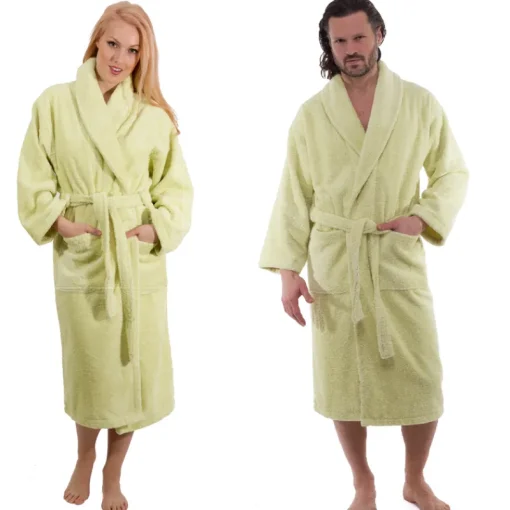 Classic Turkish Combed Cotton Luxurious Thick Unisex Bathrobes-Classic Turkish Towels New