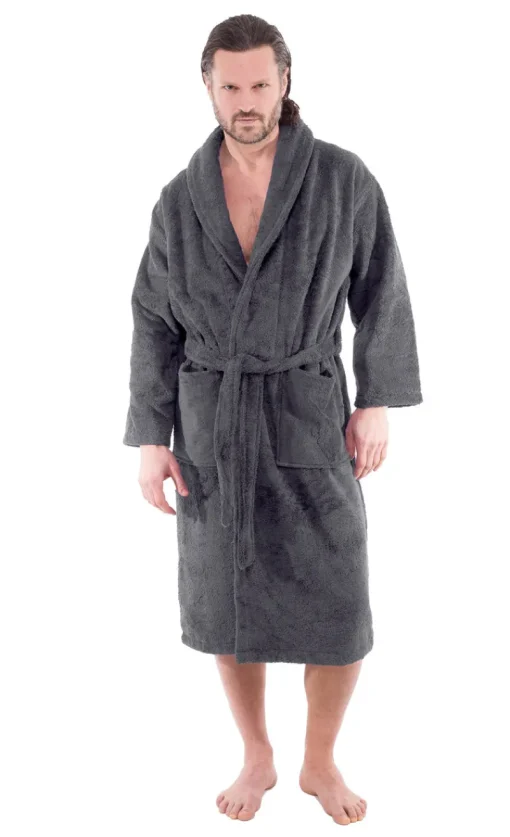 Classic Turkish Combed Cotton Luxurious Thick Unisex Bathrobes-Classic Turkish Towels New