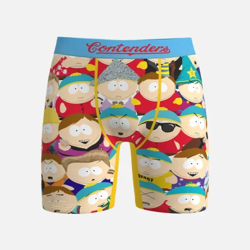 South Park Cartman Faces Brief-Contenders Clothing New