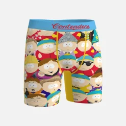 South Park Cartman Faces Brief-Contenders Clothing New