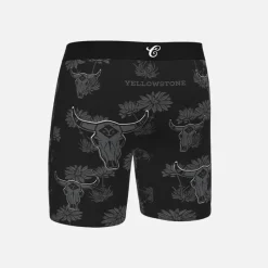 Yellowstone Bull Skull Brief-Contenders Clothing Discount