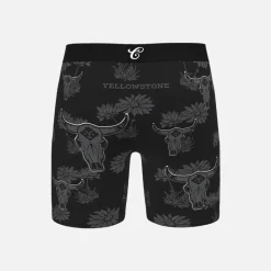 Yellowstone Bull Skull Brief-Contenders Clothing Discount