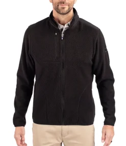 Cutter & Buck Cascade Eco Sherpa Mens Big & Tall Fleece Jacket-Cutter u0026 Buck Sale