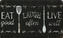 Eat Laugh Live Antifatigue Kitchen Mats-PROOZY Outlet