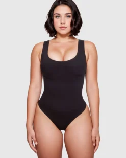 Eco Wide Strap Snatched Bodysuit by-Revenge Body Online