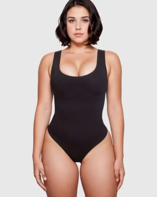 Eco Wide Strap Snatched Bodysuit by-Revenge Body Online