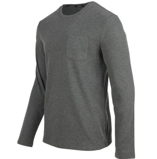 Men's Long Sleeve Waffle Pocket Crew-Eddie Bauer Best