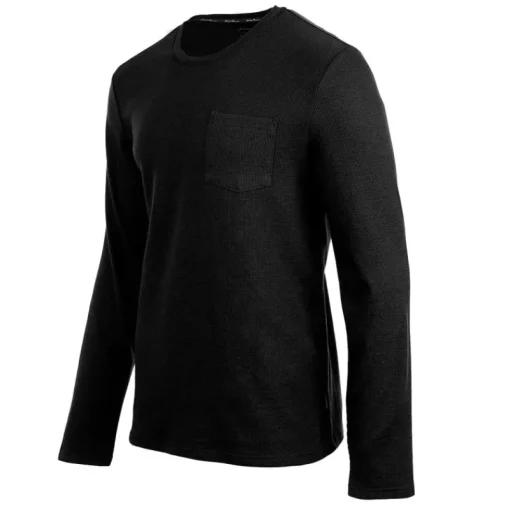 Men's Long Sleeve Waffle Pocket Crew-Eddie Bauer Best