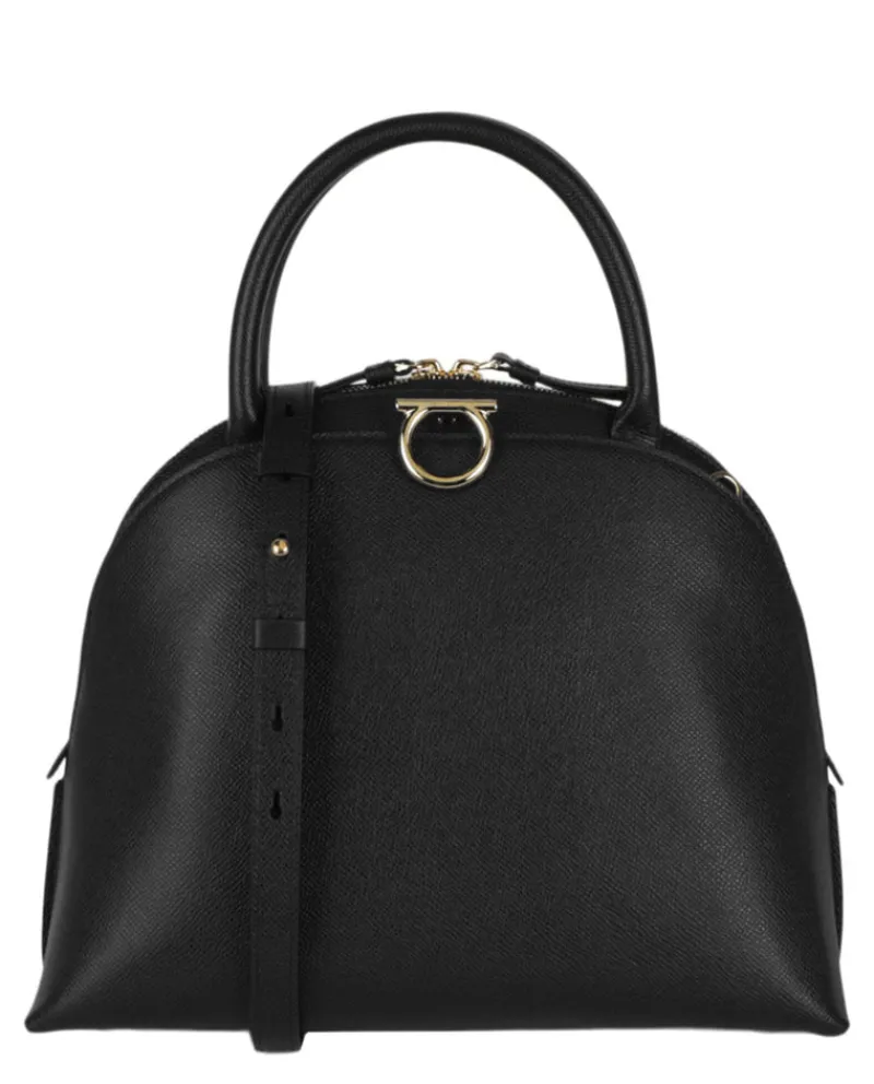 Gancini Medium Top Handle Bag-Ferragamo Fashion