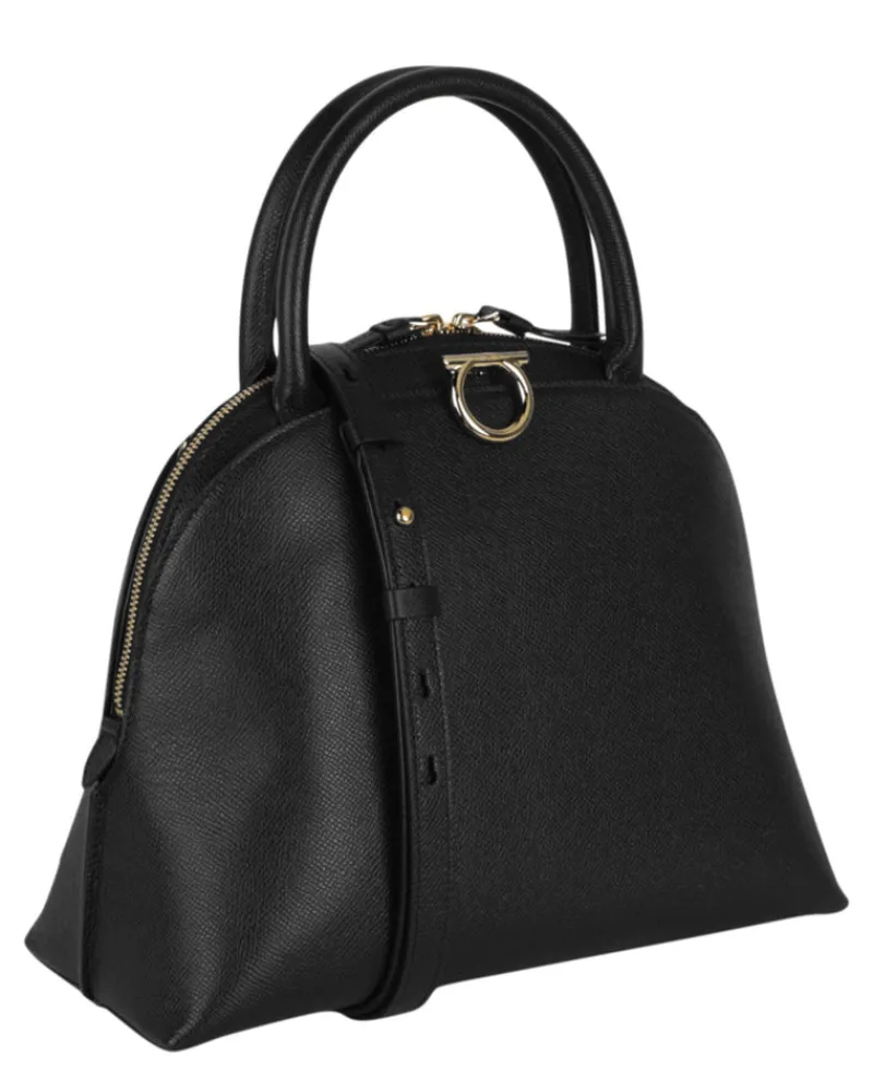 Gancini Medium Top Handle Bag-Ferragamo Fashion