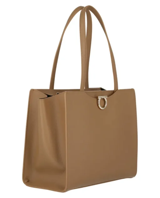 Gemini Leather Shoulder Bag-Ferragamo Fashion