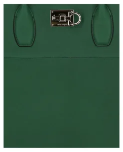 The Studio Large Leather Tote-Ferragamo New