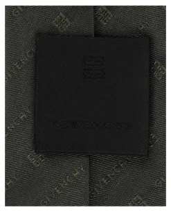 Diagonal Logo Silk Tie-Givenchy Sale