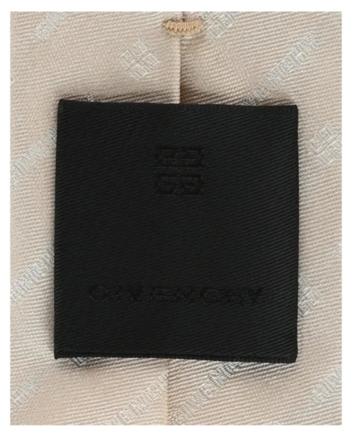 Diagonal Logo Silk Tie-Givenchy Outlet