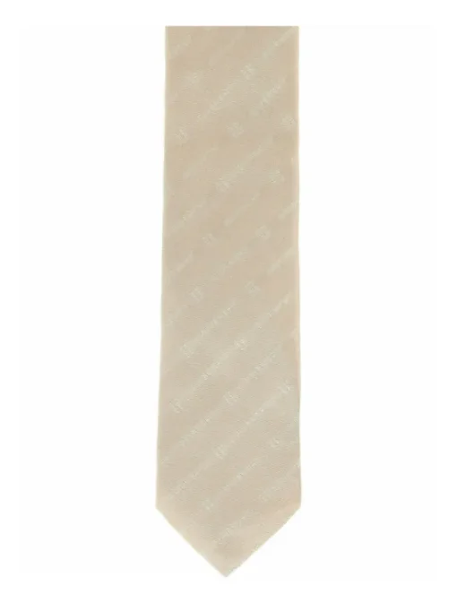 Diagonal Logo Silk Tie-Givenchy Outlet