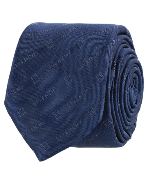 Diagonal Logo Silk Tie-Givenchy Sale