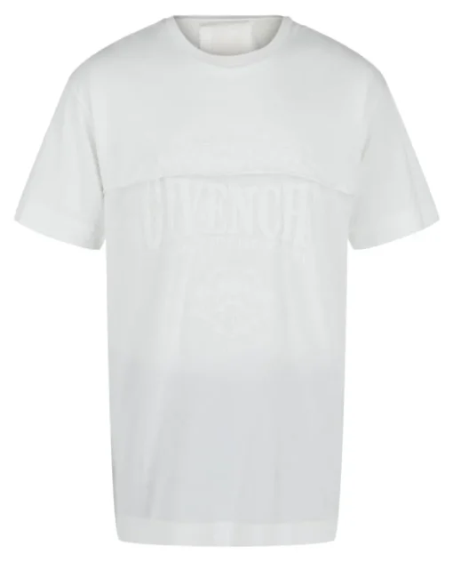 Givenchy Logo Embroidered T-Shirt-PROOZY Fashion