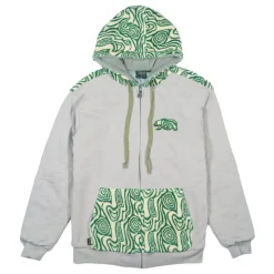 Removable Bear Fur Zip Up Hoodie-Grassroots California Hot