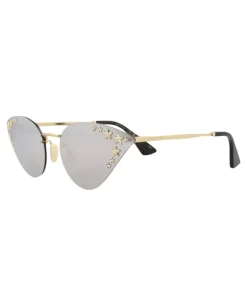 Cat Eye-Frame Metal Sunglasses - GG0898S-30010504-002-Gucci New